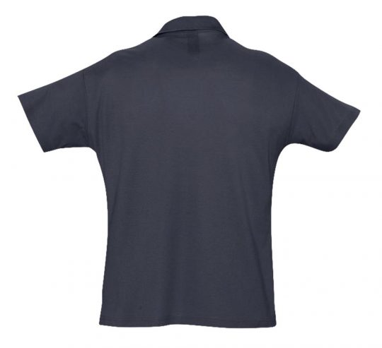 Рубашка поло мужская SUMMER 170 темно-синяя (navy), размер L