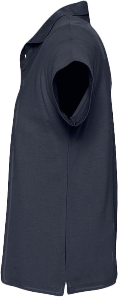 Рубашка поло мужская SUMMER 170 темно-синяя (navy), размер S