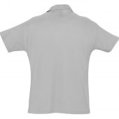 Рубашка поло мужская SUMMER 170 серый меланж, размер XXL