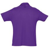 Рубашка поло мужская SUMMER 170 темно-фиолетовая, размер XS