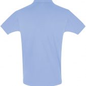 Рубашка поло мужская PERFECT MEN 180 голубая, размер M