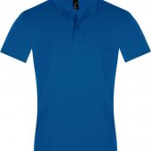 Рубашка поло мужская PERFECT MEN 180 ярко-синяя, размер XS