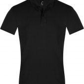 Рубашка поло мужская PERFECT MEN 180 черная, размер M