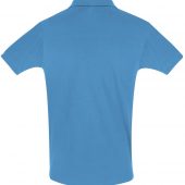 Рубашка поло мужская PERFECT MEN 180 бирюзовая, размер XL