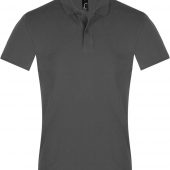 Рубашка поло мужская PERFECT MEN 180 темно-серая, размер XXL