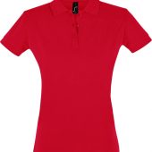 Рубашка поло женская PERFECT WOMEN 180 красная, размер S