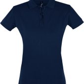 Рубашка поло женская PERFECT WOMEN 180 темно-синяя, размер L