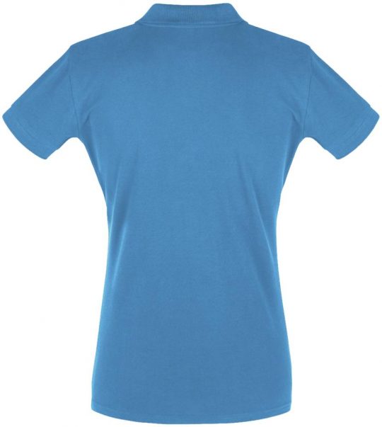 Рубашка поло женская PERFECT WOMEN 180 бирюзовая, размер XXL
