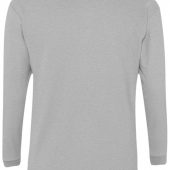 Рубашка поло мужская с длинным рукавом WINTER II 210 серый меланж, размер L