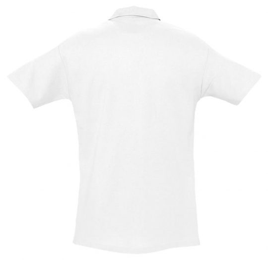 Рубашка поло мужская SPRING 210 белая, размер L