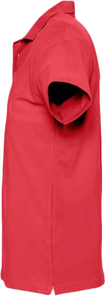 Рубашка поло мужская SPRING 210 красная, размер L