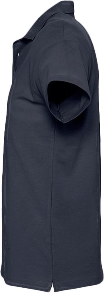 Рубашка поло мужская SPRING 210 темно-синяя (navy), размер XL