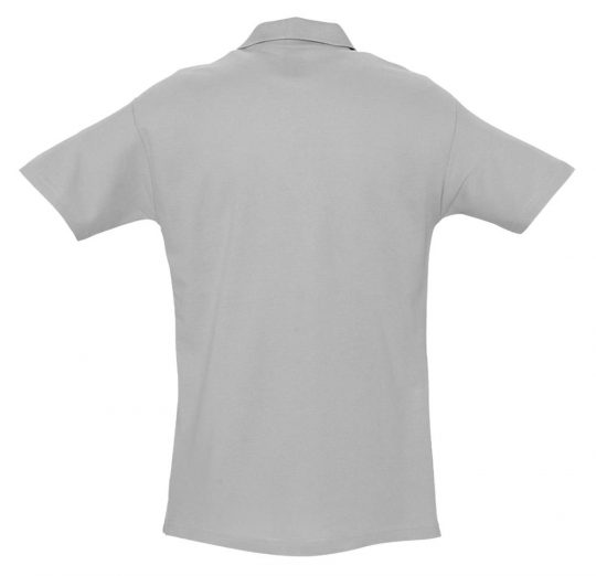Рубашка поло мужская SPRING 210 серый меланж, размер M