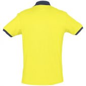 Рубашка поло Prince 190, лимонная с темно-синим, размер XXL