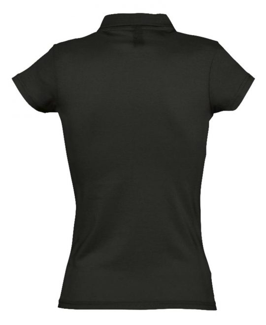 Рубашка поло женская Prescott women 170 черная, размер S