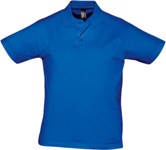 Рубашка поло мужская Prescott men 170 ярко-синяя, размер XL
