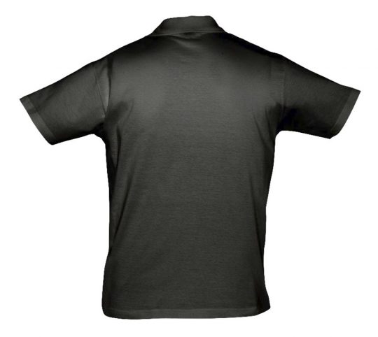 Рубашка поло мужская Prescott men 170 черная, размер XXL