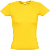 Футболка женская MISS 150 желтая, размер XXL