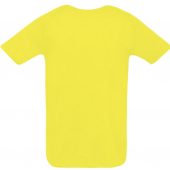 Футболка унисекс SPORTY 140 лимонно-желтая, размер M