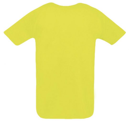 Футболка унисекс SPORTY 140 желтый неон, размер M