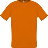 Футболка унисекс SPORTY 140 оранжевая, размер S