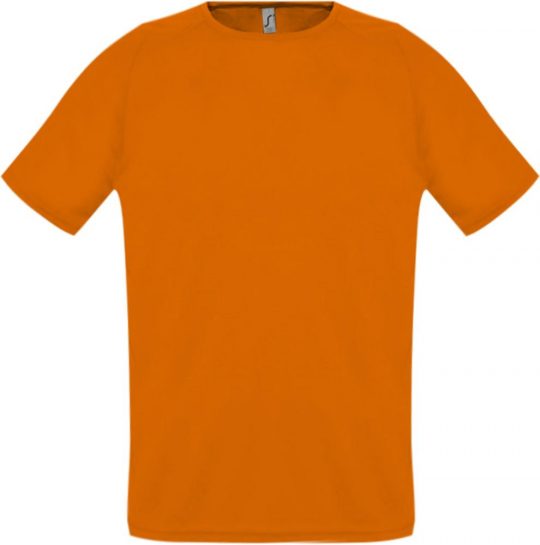 Футболка унисекс SPORTY 140 оранжевая, размер L