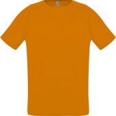Футболка унисекс SPORTY 140 оранжевый неон, размер XXL