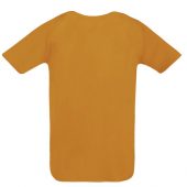 Футболка унисекс SPORTY 140 оранжевый неон, размер XS