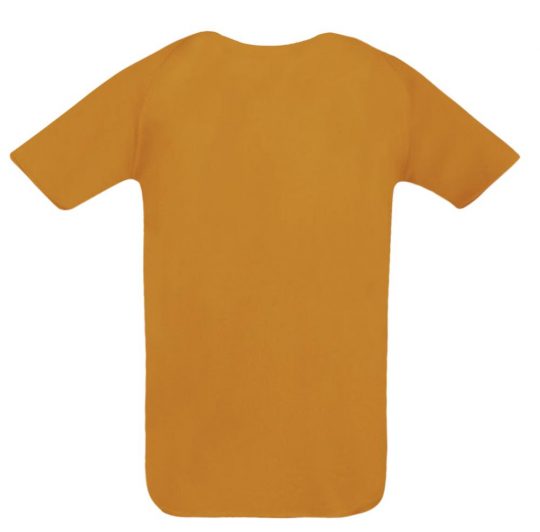 Футболка унисекс SPORTY 140 оранжевый неон, размер XL