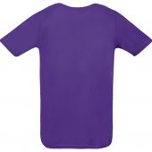 Футболка унисекс SPORTY 140 темно-фиолетовая, размер XXL