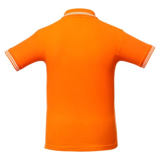 Рубашка поло Virma Stripes, оранжевая, размер XL