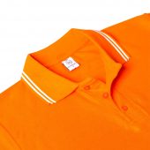 Рубашка поло Virma Stripes, оранжевая, размер L