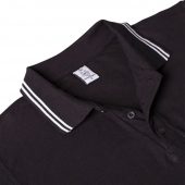 Рубашка поло Virma Stripes, черная, размер XXL