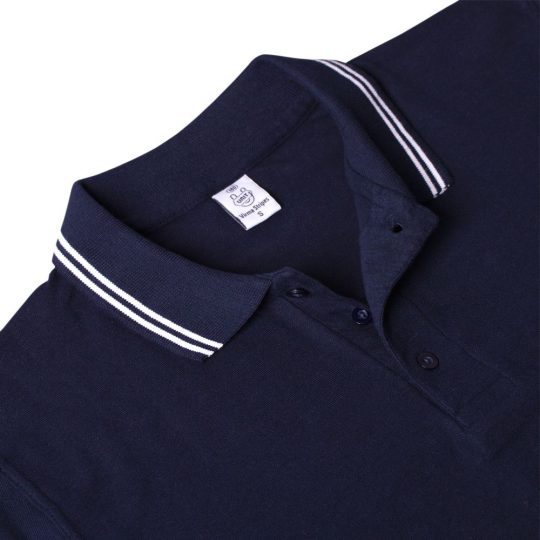 Рубашка поло Virma Stripes, темно-синяя, размер L