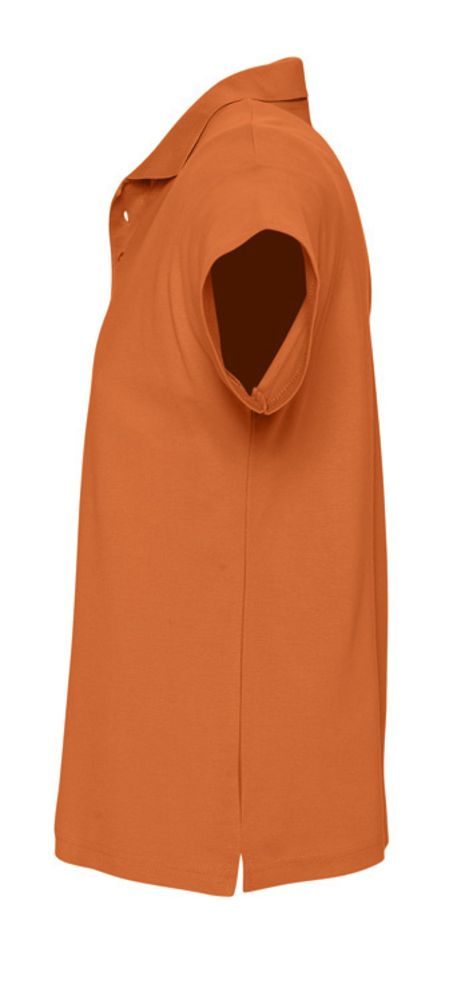 Рубашка поло мужская SUMMER 170 оранжевая, размер S