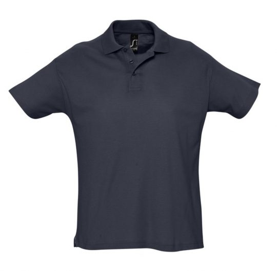 Рубашка поло мужская SUMMER 170 темно-синяя (navy), размер XXL
