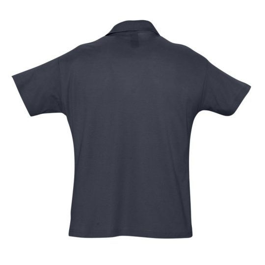 Рубашка поло мужская SUMMER 170 темно-синяя, размер XS