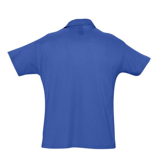 Рубашка поло мужская SUMMER 170 ярко-синяя (royal), размер S