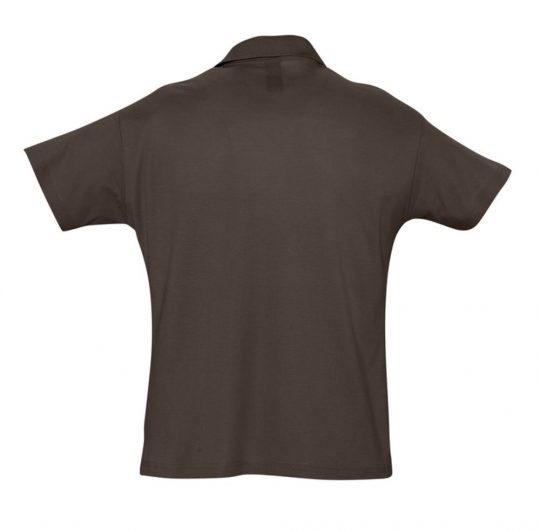 Рубашка поло «Кофеман», шоколадно-коричневая, размер M