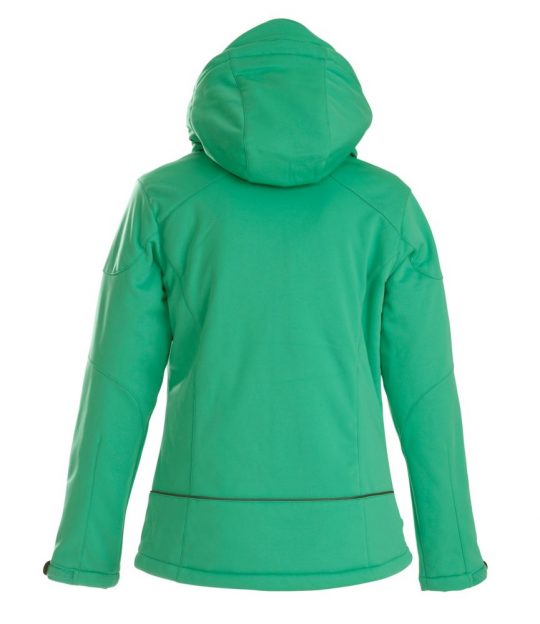 Куртка софтшелл женская Skeleton Lady зеленая, размер XS
