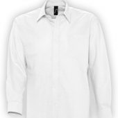 Рубашка мужская с длинным рукавом BOSTON белая, размер M