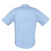 Рубашка мужская с коротким рукавом BRISBANE голубая, размер XXL