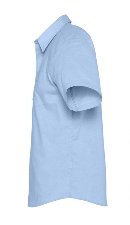 Рубашка мужская с коротким рукавом BRISBANE голубая, размер XL