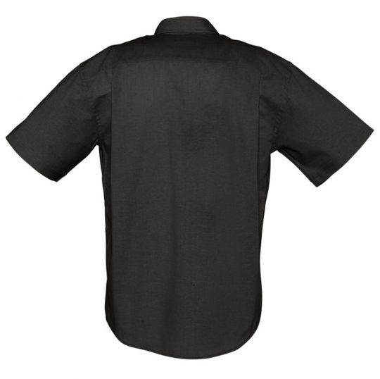 Рубашка мужская с коротким рукавом BRISBANE черная, размер XL