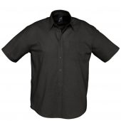 Рубашка мужская с коротким рукавом BRISBANE черная, размер S