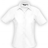 Рубашка женская с коротким рукавом ELITE белая, размер XS