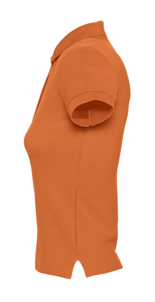 Рубашка поло женская PEOPLE 210 оранжевая, размер S