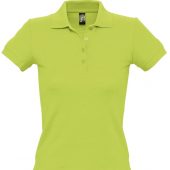 Рубашка поло женская PEOPLE 210 «зеленое яблоко», размер S