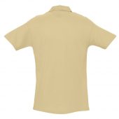 Рубашка поло мужская SPRING 210 бежевая, размер S
