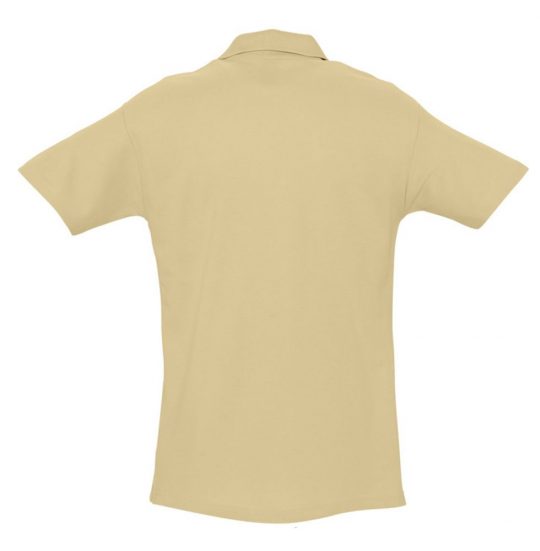 Рубашка поло мужская SPRING 210 бежевая, размер M